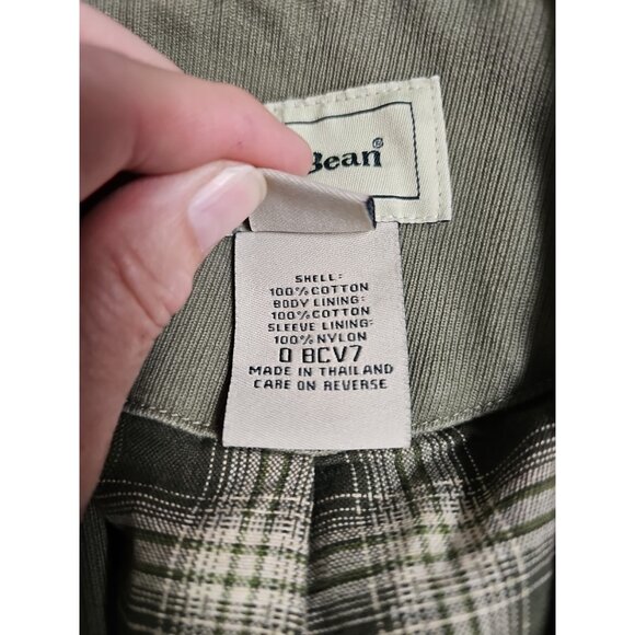 LL Bean Outdoor Womens Lined Blazer Jacket Size L Pockets 3 Button Double Breast - Picture 5 of 8